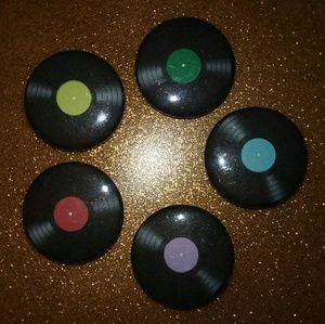 Record buttons!  Set of 5 1"